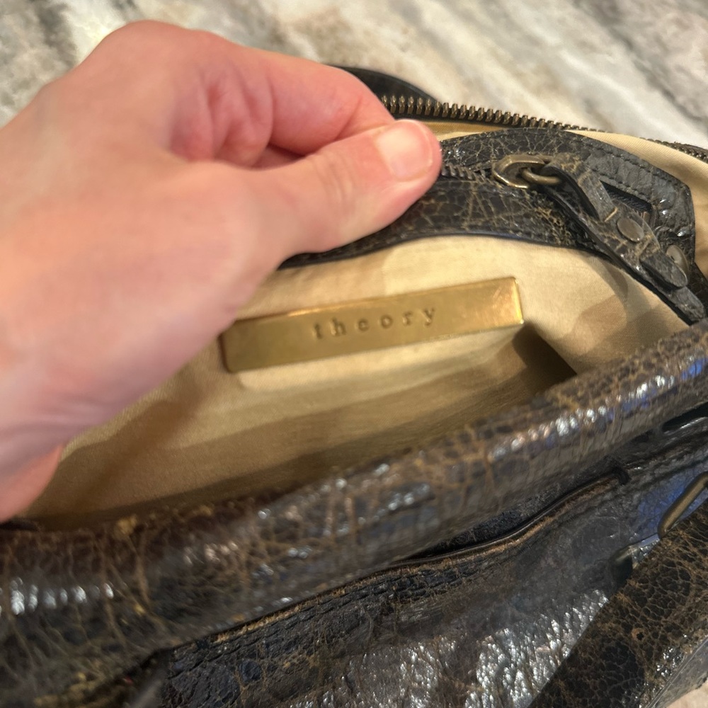 Authentic EUC Theory crocodile satchel - Picture 6 of 7